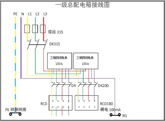 扬州低压配电箱接线图