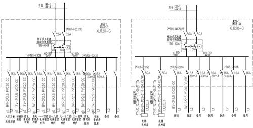扬州低压配电箱线路图纸